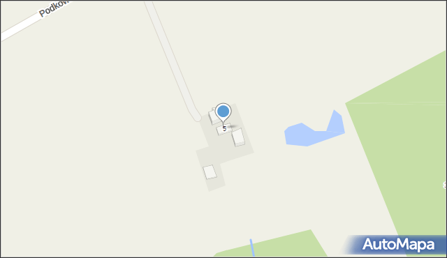 Święta, Podkowa, 5, mapa Święta