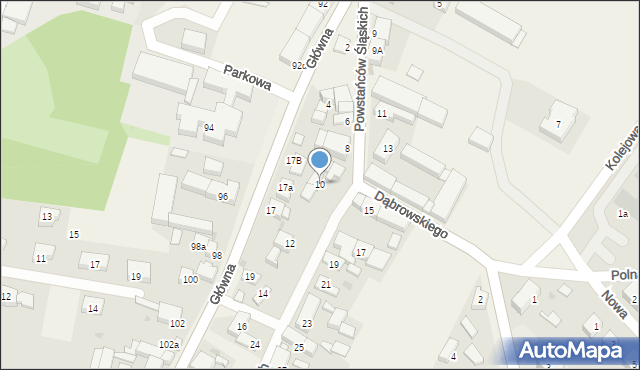 Święta Katarzyna, Powstańców Śląskich, 10, mapa Święta Katarzyna