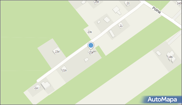 Świętajno, Polna, 21a, mapa Świętajno
