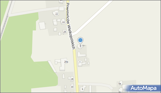 Świętno, Powstańców Wielkopolskich, 5, mapa Świętno