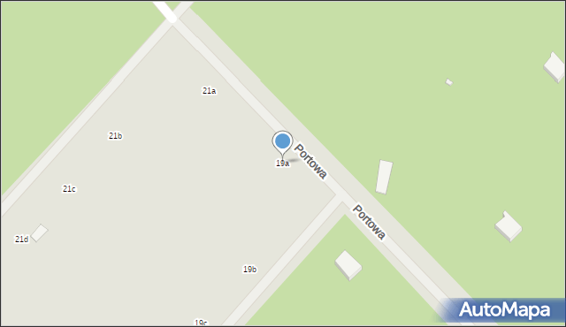 Świnoujście, Portowa, 19a, mapa Świnoujście