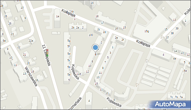 Świnoujście, Poznańska, 6, mapa Świnoujście