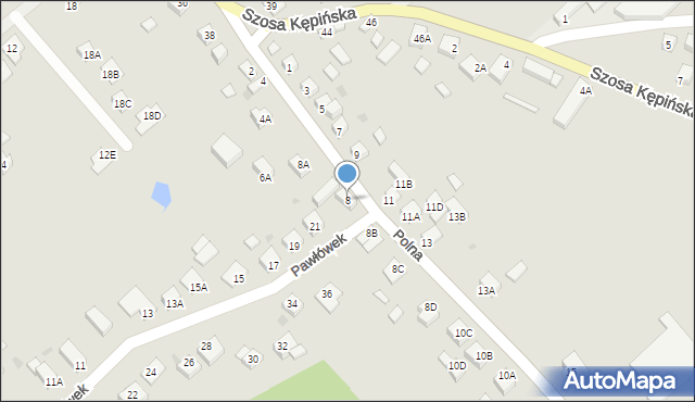 Syców, Polna, 8, mapa Syców