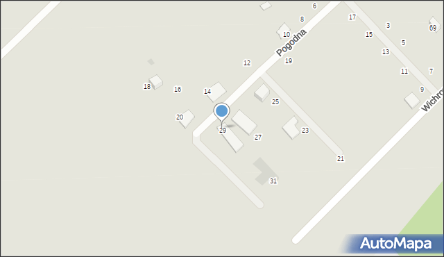 Szczecinek, Pogodna, 29, mapa Szczecinek