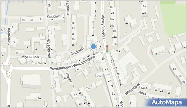 Szczecinek, Powstańców Wielkopolskich, 4, mapa Szczecinek