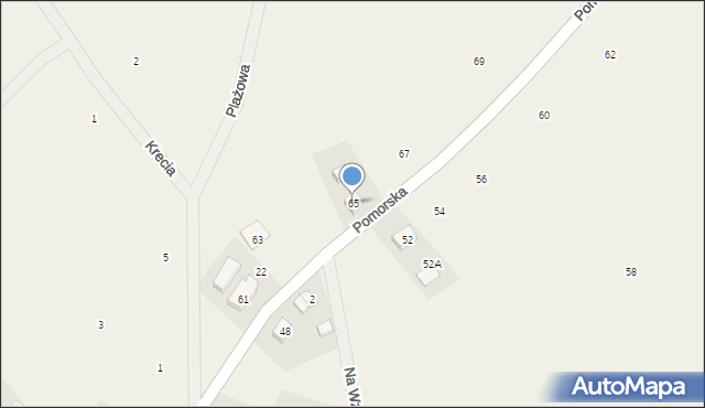 Szczenurze, Pomorska, 65, mapa Szczenurze