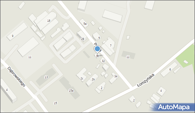 Szczytno, Polna, 30, mapa Szczytno