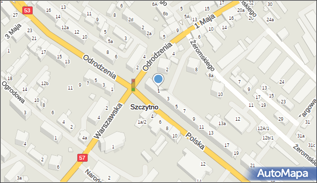 Szczytno, Polska, 1, mapa Szczytno