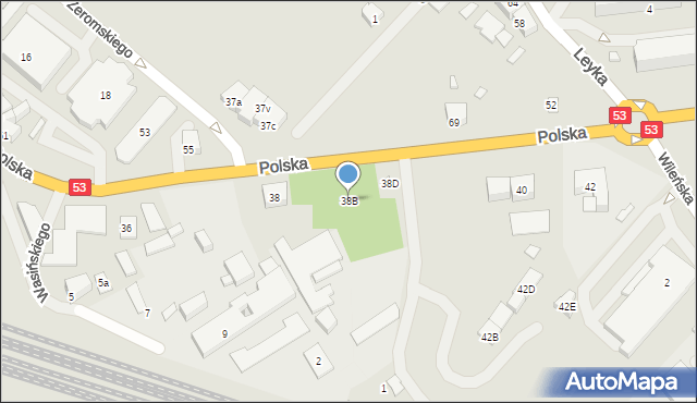 Szczytno, Polska, 38B, mapa Szczytno