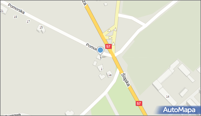 Szczytno, Pomorska, 3, mapa Szczytno