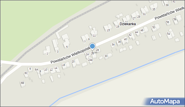 Szubin, Powstańców Wielkopolskich, 26, mapa Szubin