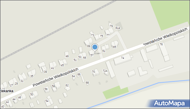 Szubin, Powstańców Wielkopolskich, 59, mapa Szubin