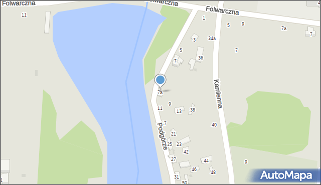 Szydłowiec, Podgórze, 7a, mapa Szydłowiec