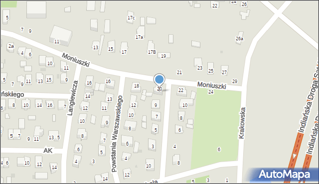 Szydłowiec, Powstania Styczniowego, 11, mapa Szydłowiec