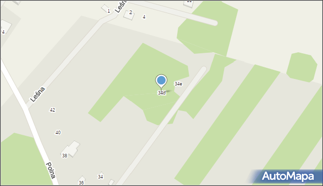 Tarczyn, Polna, 34d, mapa Tarczyn