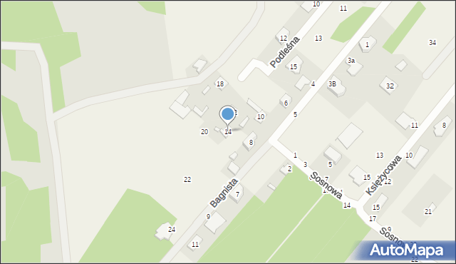 Targówka, Podleśna, 21, mapa Targówka