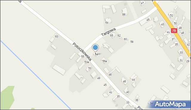 Tarłów, Potoczkowska, 56, mapa Tarłów