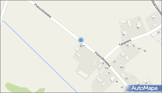 Tarłów, Potoczkowska, 63, mapa Tarłów