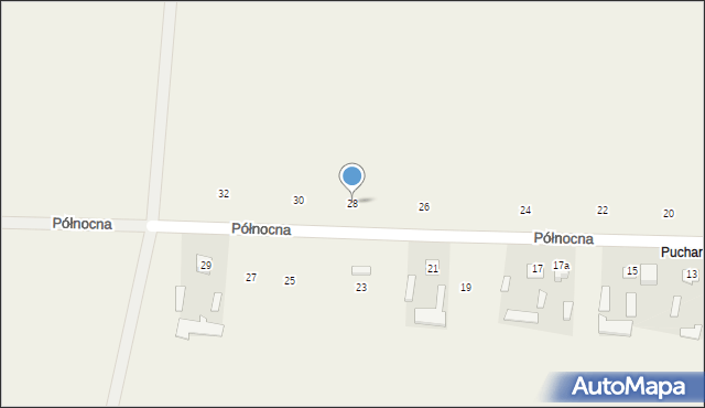 Tarnawatka, Północna, 28, mapa Tarnawatka