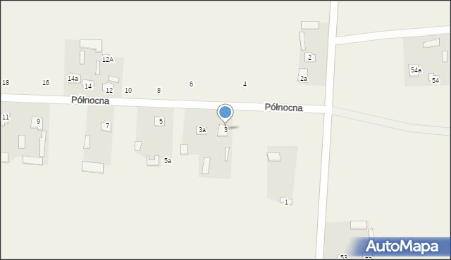 Tarnawatka, Północna, 3, mapa Tarnawatka