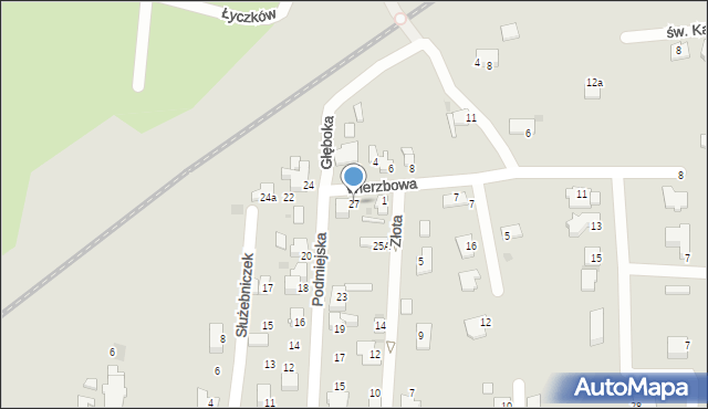 Tarnów, Podmiejska, 27, mapa Tarnów