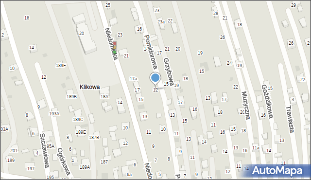 Tarnów, Pomidorowa, 12, mapa Tarnów