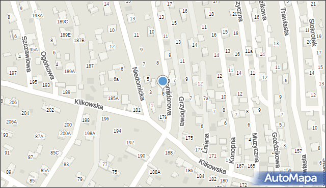 Tarnów, Pomidorowa, 6, mapa Tarnów