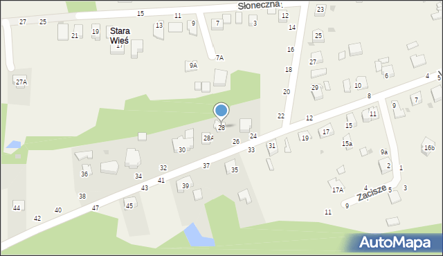 Tarnowiec, Południowa, 28, mapa Tarnowiec