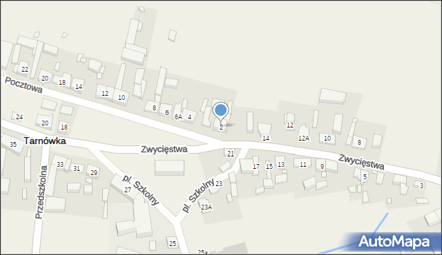Tarnówka, Pocztowa, 2, mapa Tarnówka