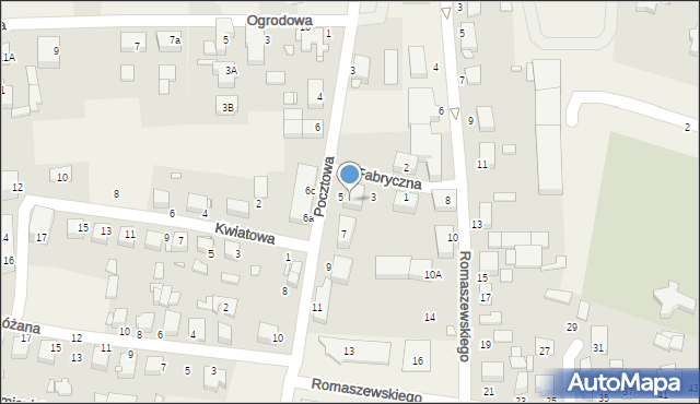 Tarnowo Podgórne, Pocztowa, 5, mapa Tarnowo Podgórne