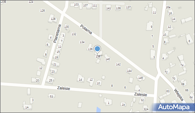 Tarnowskie Góry, Polarna, 138, mapa Tarnowskie Góry