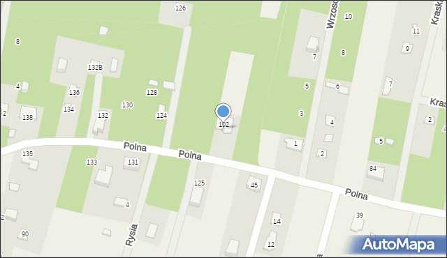 Tartak Brzózki, Polna, 104, mapa Tartak Brzózki