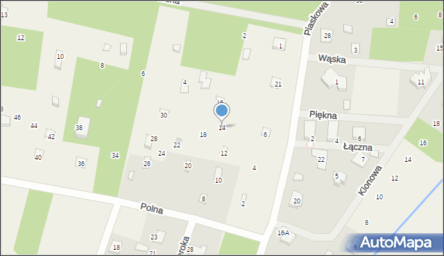 Tartak Brzózki, Polna, 14, mapa Tartak Brzózki