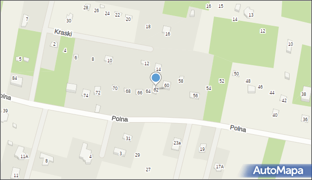 Tartak Brzózki, Polna, 62, mapa Tartak Brzózki