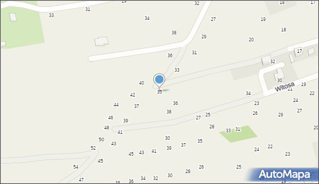 Tenczynek, Podzamcze, 35, mapa Tenczynek