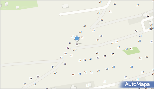Tenczynek, Podzamcze, 39, mapa Tenczynek