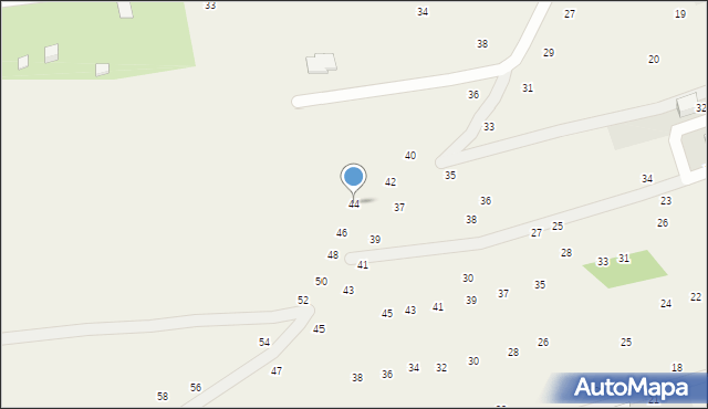 Tenczynek, Podzamcze, 44, mapa Tenczynek