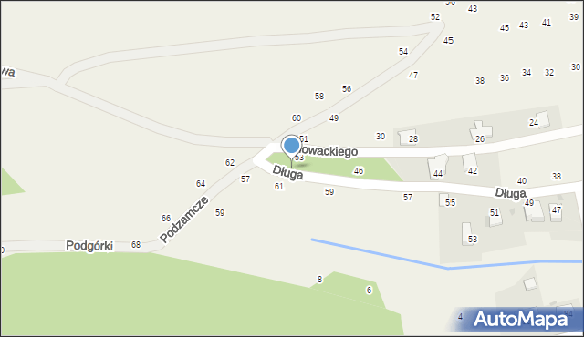 Tenczynek, Podzamcze, 55, mapa Tenczynek