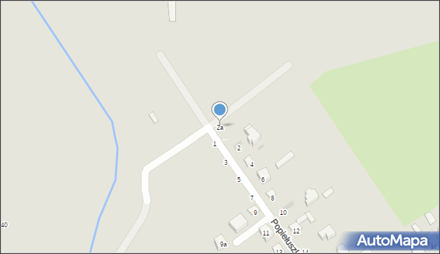 Terespol, Popiełuszki Jerzego, bł. ks., 2a, mapa Terespol