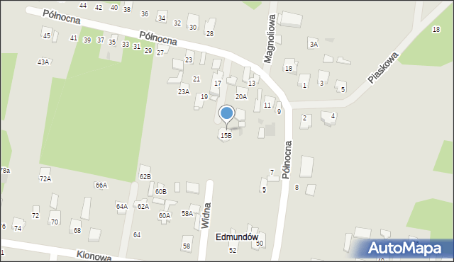 Tłuszcz, Północna, 15C, mapa Tłuszcz