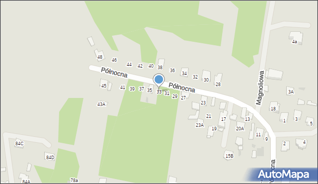 Tłuszcz, Północna, 33, mapa Tłuszcz