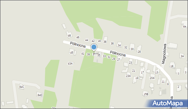 Tłuszcz, Północna, 37, mapa Tłuszcz
