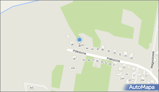 Tłuszcz, Północna, 46, mapa Tłuszcz