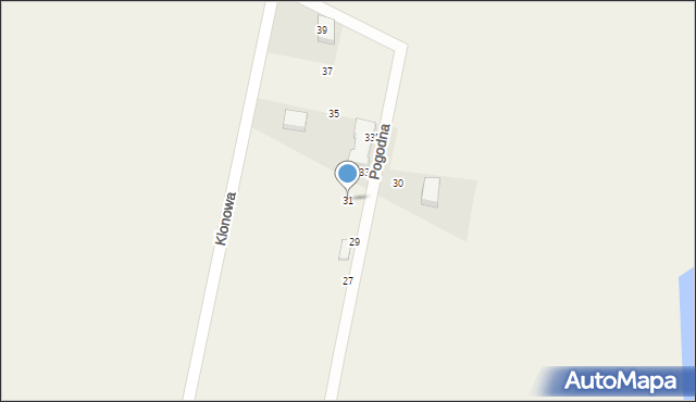 Tokary, Pogodna, 31, mapa Tokary
