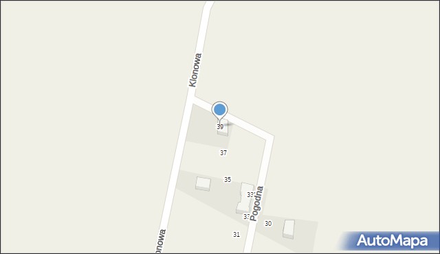 Tokary, Pogodna, 39, mapa Tokary