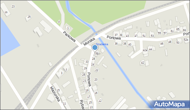 Tolkmicko, Portowa, 30, mapa Tolkmicko