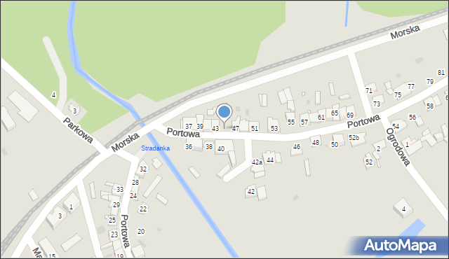 Tolkmicko, Portowa, 45, mapa Tolkmicko