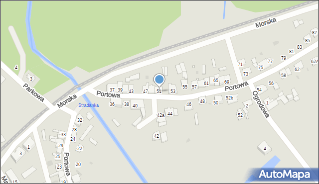Tolkmicko, Portowa, 51, mapa Tolkmicko
