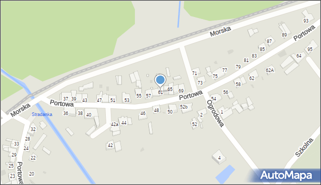 Tolkmicko, Portowa, 61, mapa Tolkmicko