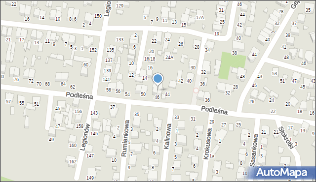 Tomaszów Mazowiecki, Podleśna, 48, mapa Tomaszów Mazowiecki